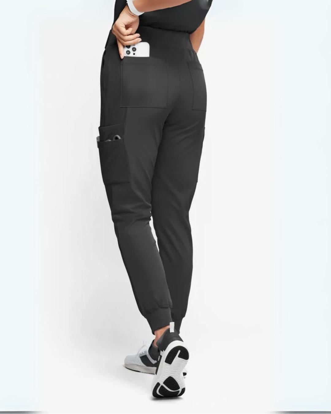 Conjunto de Uniforme Médico para Mujer con Bolsillos Multifuncionales y Tejido Transpirable