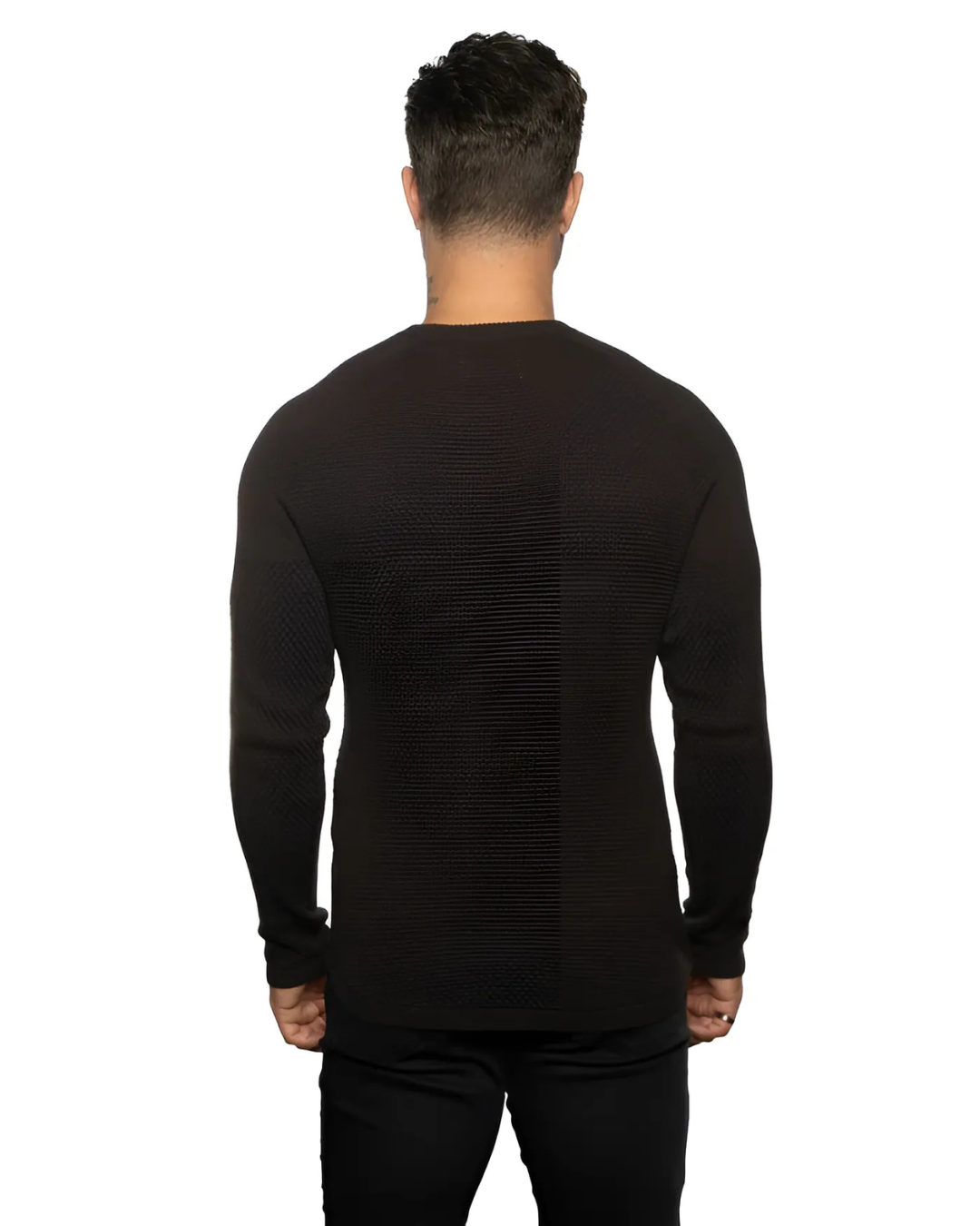 Jersey Manga Larga Elegante para Hombre