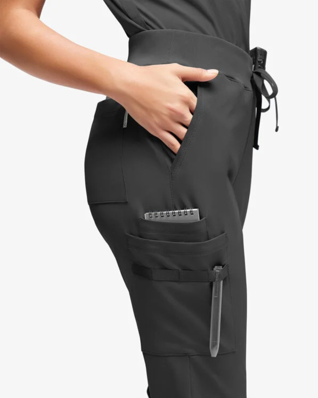 Conjunto de Uniforme Médico para Mujer con Bolsillos Multifuncionales y Tejido Transpirable
