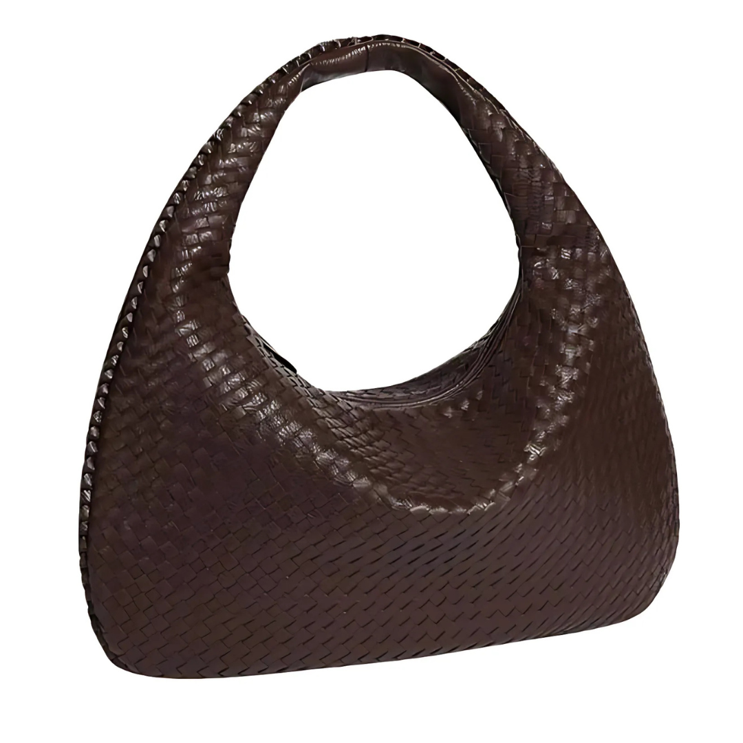 Bolsa de Cuero con Diseño Texturizado