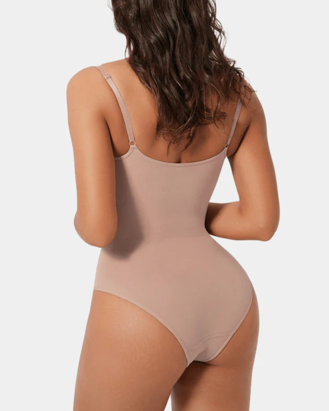 Body Moldeador Sin Costuras con Tirantes Ajustables y Efecto Vientre Plano