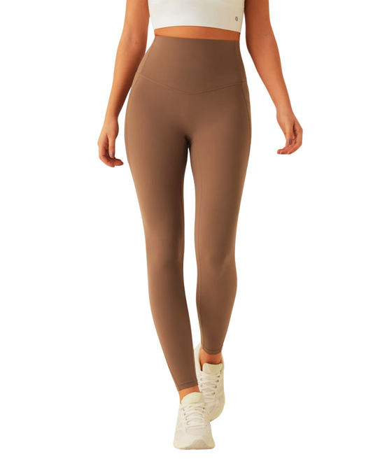 Leggings moldeadores de cintura alta con control de abdomen y bolsillos laterales