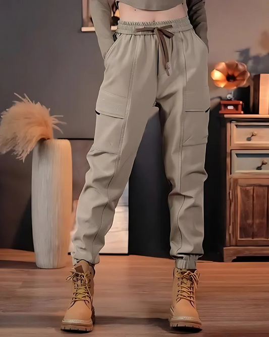 Pantalón Casual Unisex con Múltiples Bolsillos