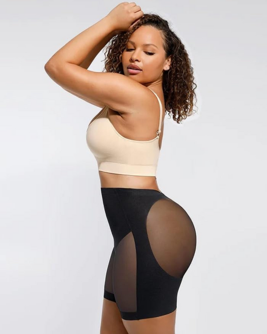 Faja de Control con Diseño de Cintura Alta, Transparencia  Elegante