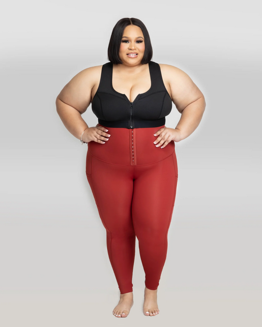 Leggings de Cintura Alta Modeladora y con Cremallera Frontal