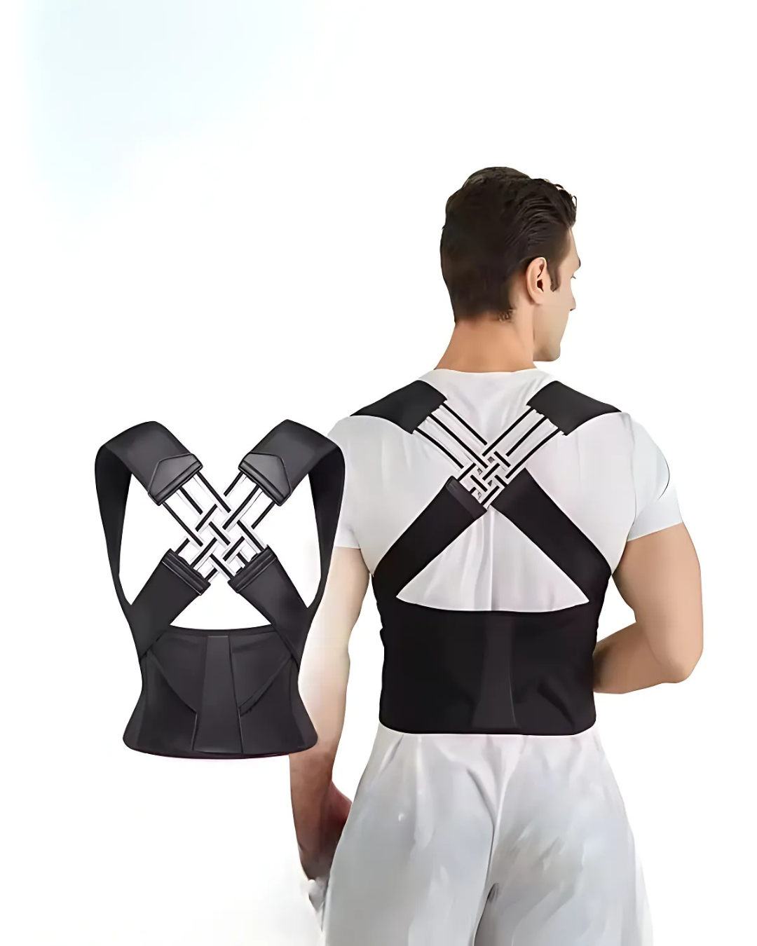 Corrector de Postura con un Soporte Dorsal