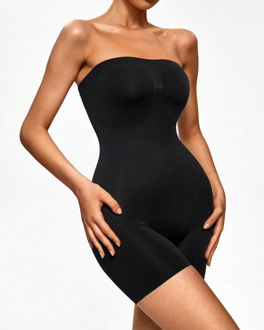 Faja moldeadora sin costuras para mujer con tirantes extraíbles