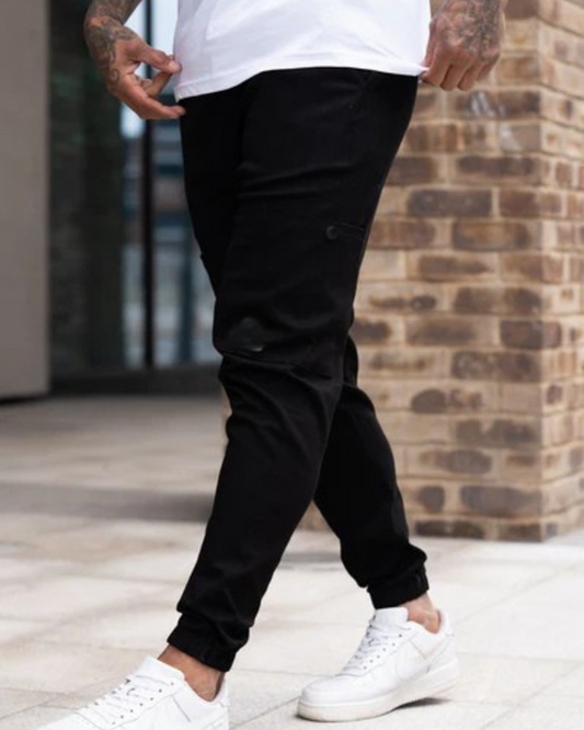 Pantalón Tipo Jogger con Cintura Ajustable para Hombres