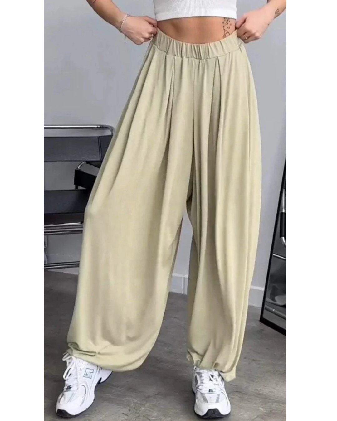 Pantalón Oversize de Estilo Bohemio con Diseño Atemporal y Confort Premium