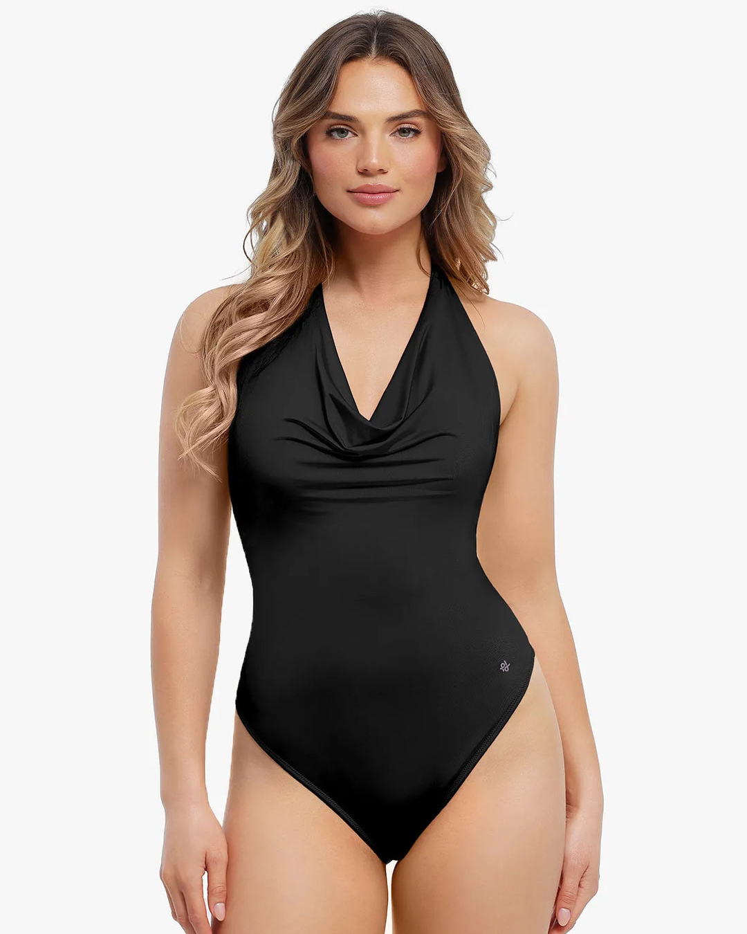 Body Modelador con Escote Holgado y Control del Vientre para Realzar la Figura con Elegancia