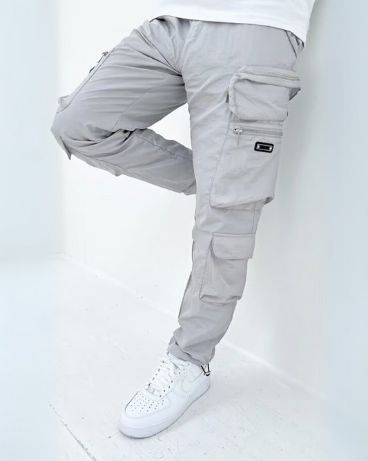 Pantalón Cargo con Bolsillos Multifunción para Hombre