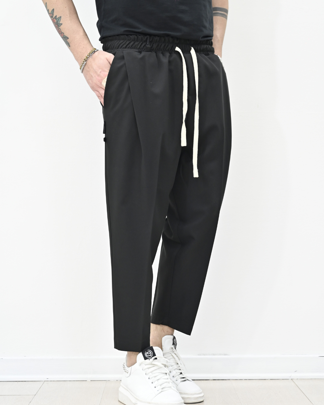Pantalón Jogger Ancho con Ajuste de Cintura