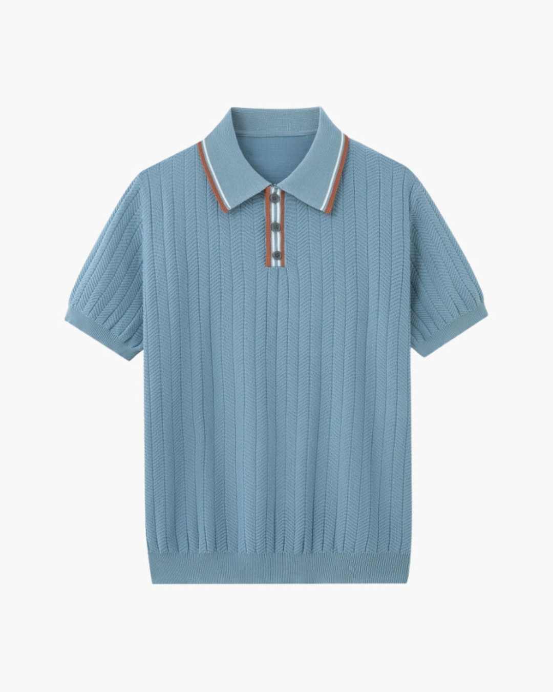 Polo Ligero con Tejido Suave y Resistente Para Hombre de Gran Elasticidad