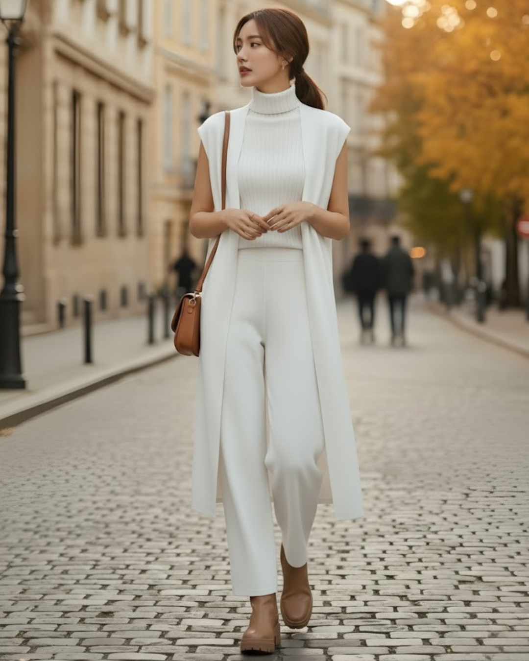 Conjunto Versátil de Punto de Lujo de Tres Piezas