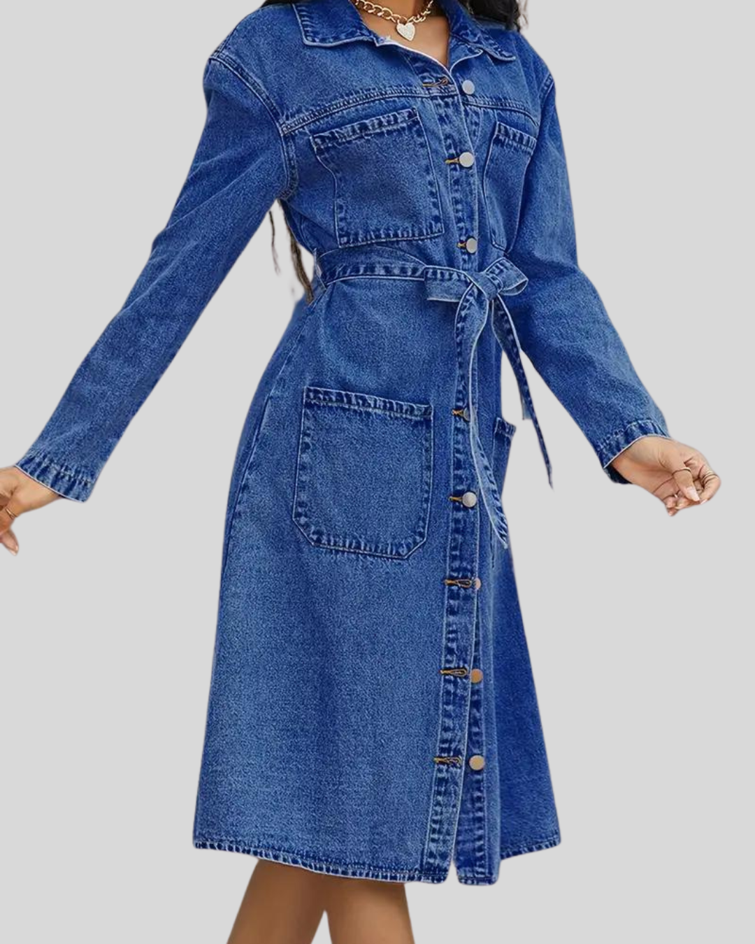 Vestido Vaquero para Todas las Tallas
