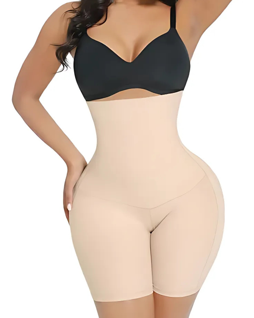 Faja de Compresión Alta con Cremallera Discreta  para Estilizar la Figura