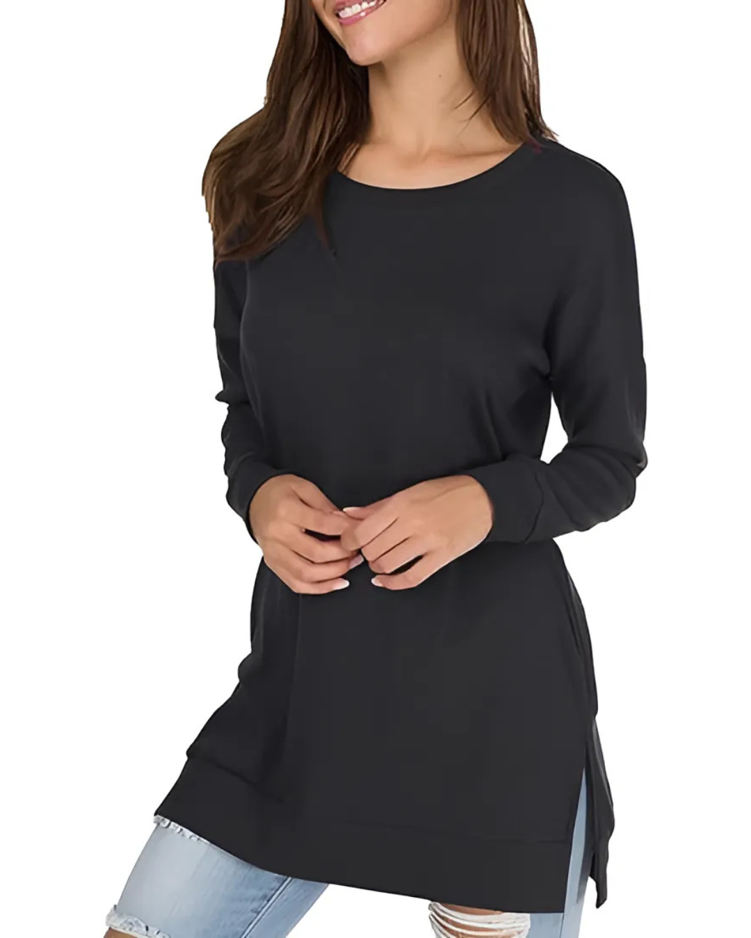 Jersey de Manga larga y Corte holgado para un Estilo Casual y Cómodo