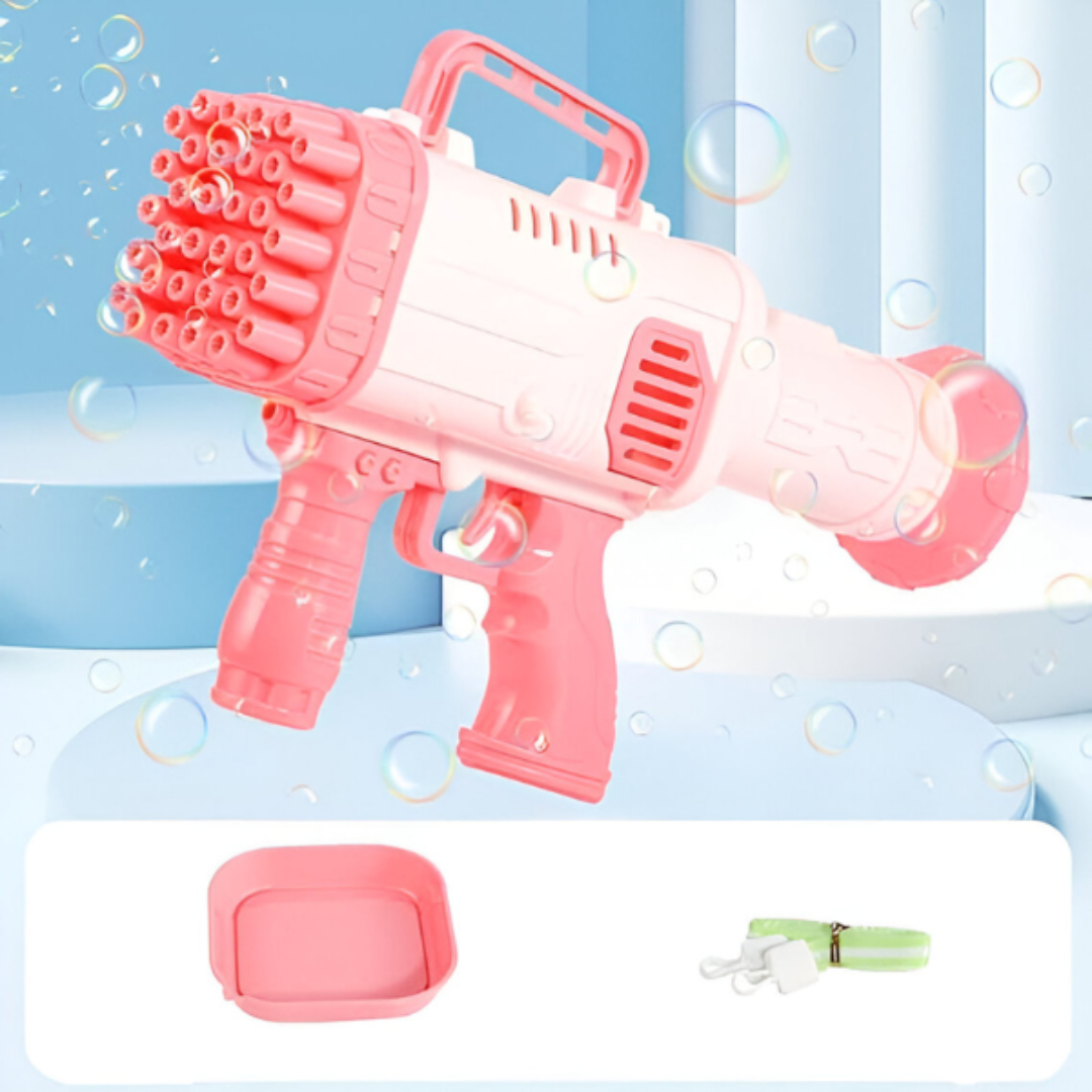 Pistola de burbujas automáticas para niños