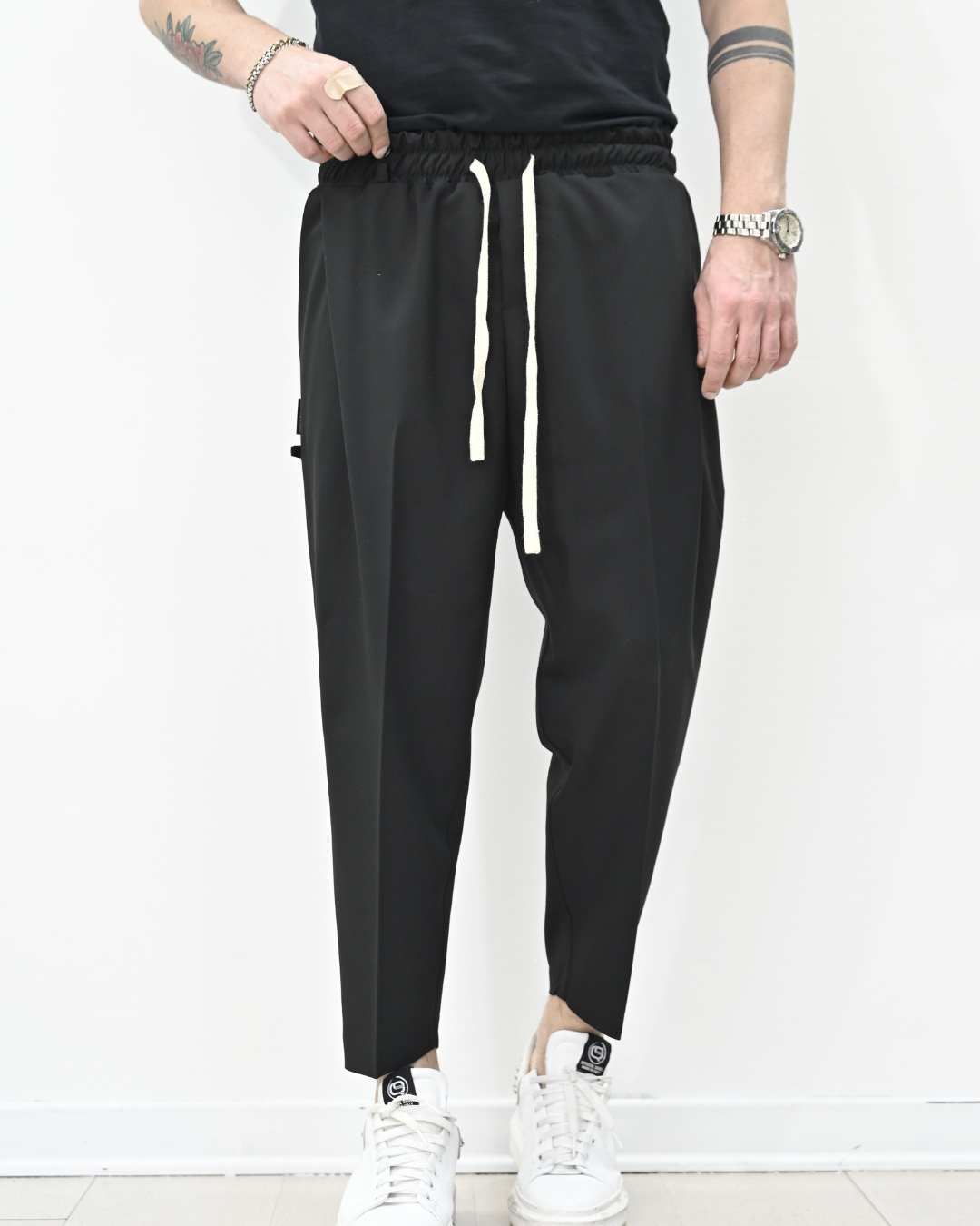 Pantalón Jogger Ancho con Ajuste de Cintura
