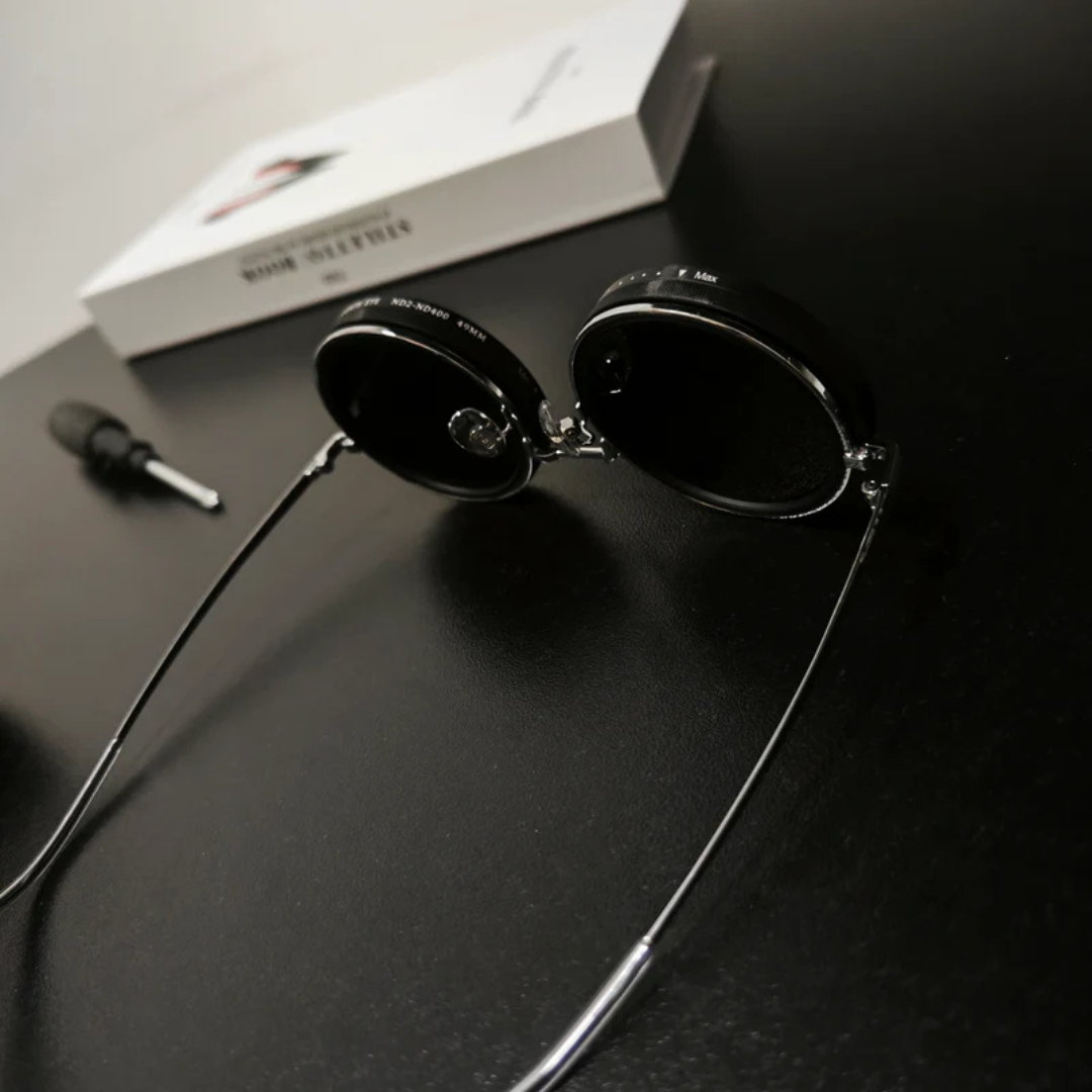 Lentes de Sol Redondas Ajustables y Polarizadas Unisex