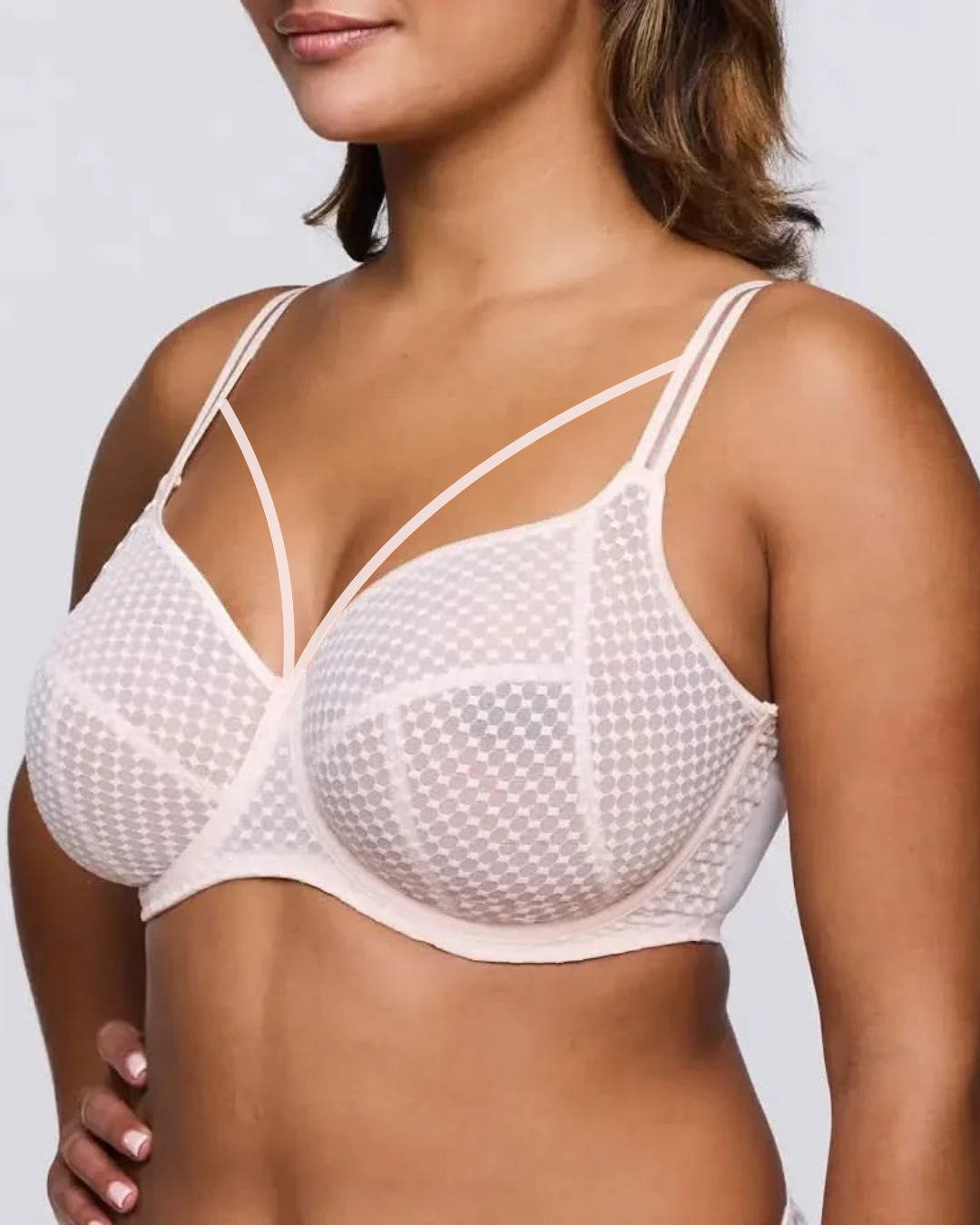 Sujetador con transparencia y soporte reforzado (OFERTA 2X1)