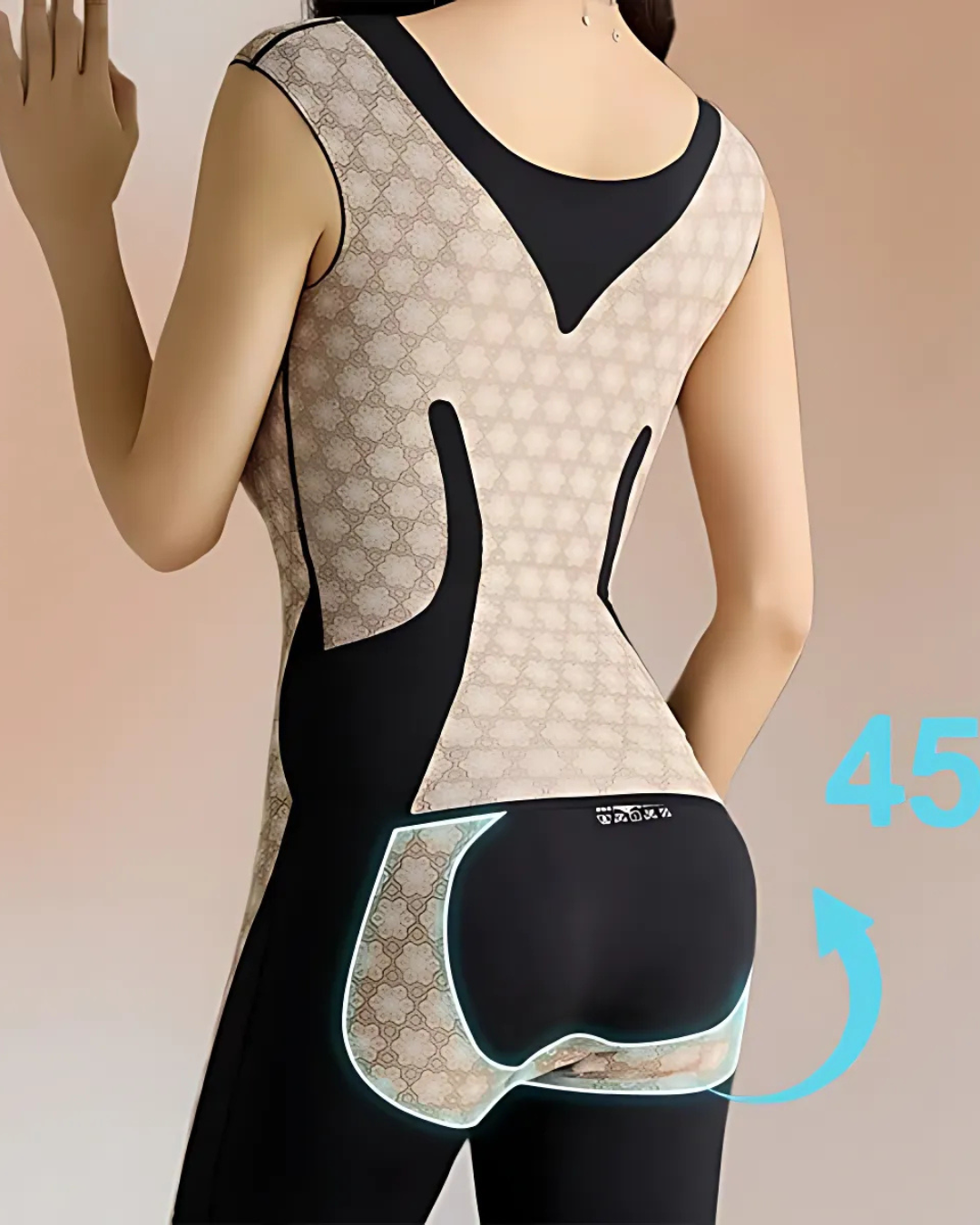 Body modelador de cuerpo entero para mujer