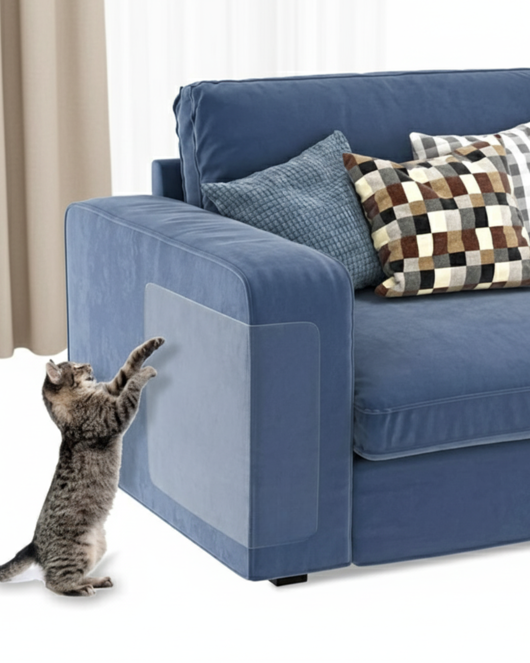 Protector contra arañazos de gatos que cuida tus muebles