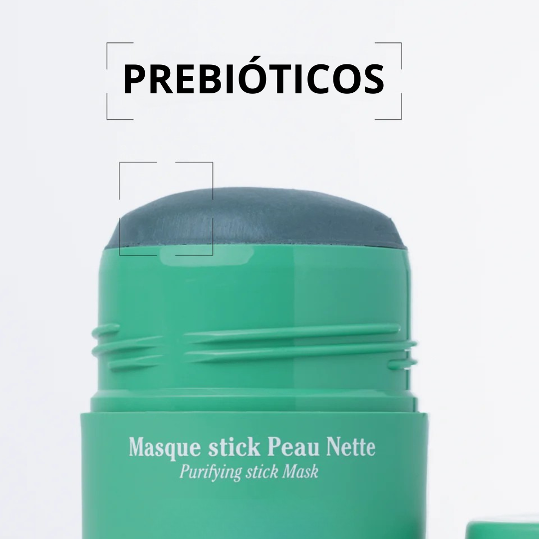 Mascarilla en Barra para una Piel Clara con Arcilla Verde y Prebióticos