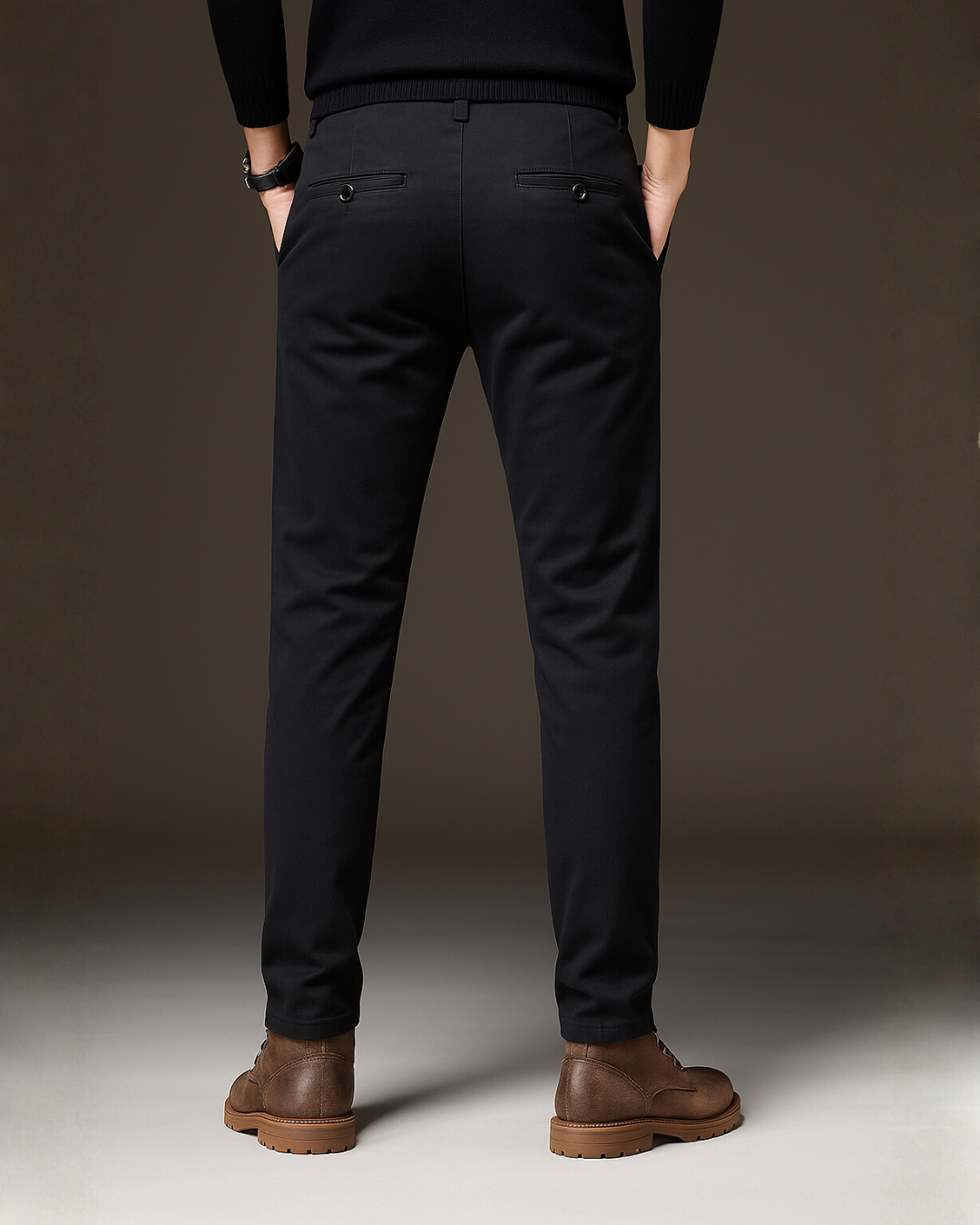 Pantalón de Corte Recto y Slim para Hombre