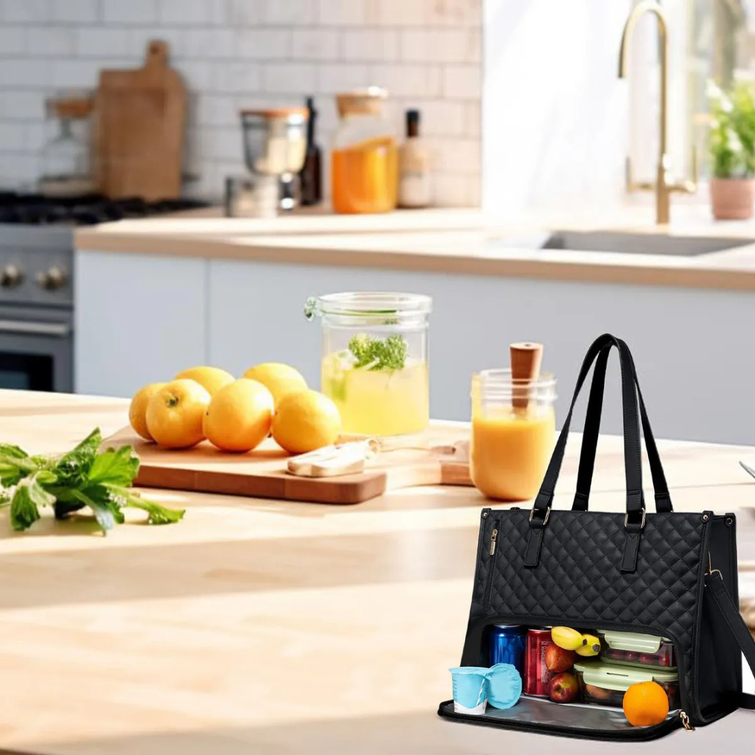 Bolso Térmico 3 en 1 con Compartimento Refrigerante y Portaordenador