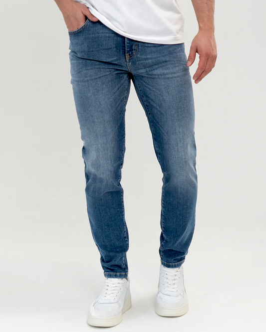 Pantalón auténtico clásico azul para todos los días