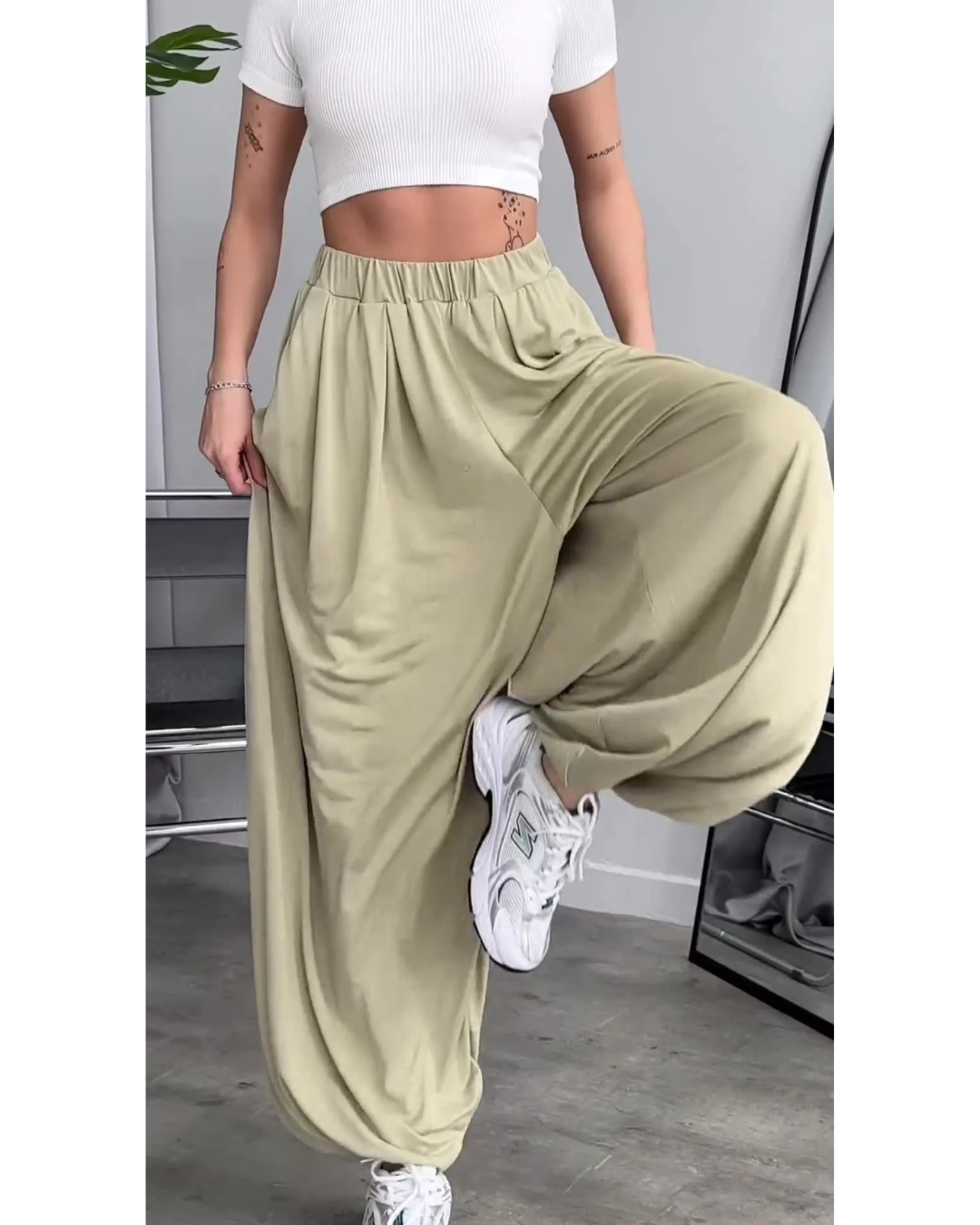 Pantalón Oversize de Estilo Bohemio con Diseño Atemporal y Confort Premium