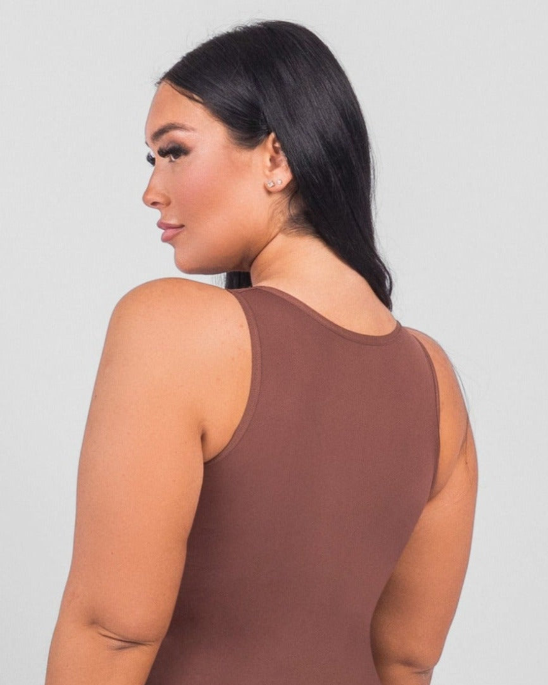 Body con Cuello Redondo y Control de Abdomen