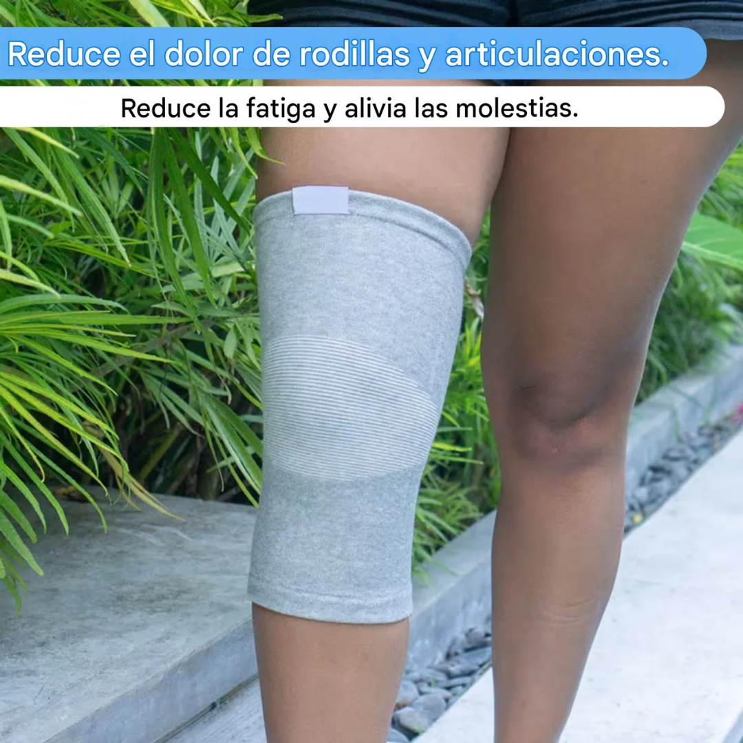 Rodillera de compresión con fibra de bambú