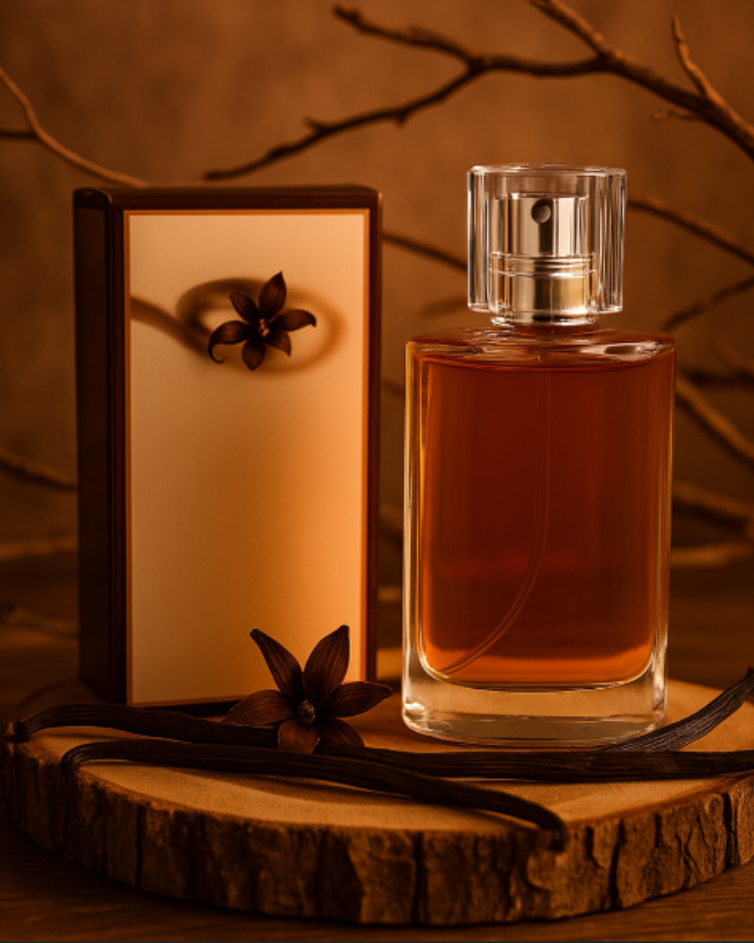 Esencia Choco Musk Unisex, La suavidad de la madera y el calor envolvente de la vainilla