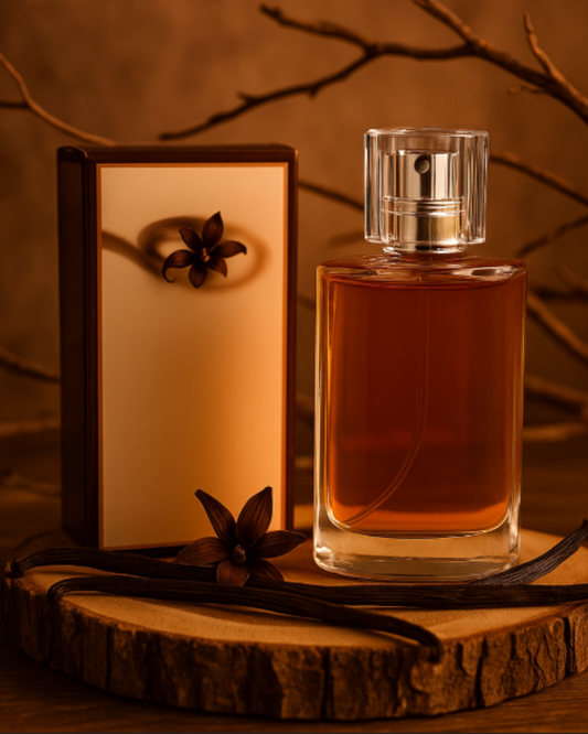 Esencia Choco Musk Unisex, La suavidad de la madera y el calor envolvente de la vainilla