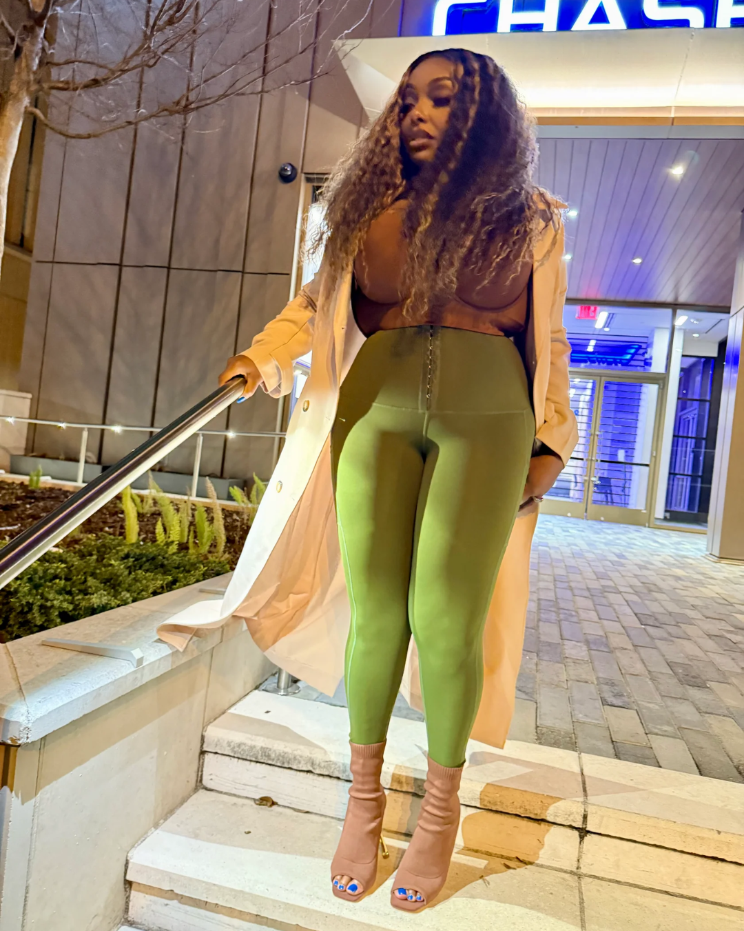 Leggings de Cintura Alta Modeladora y con Cremallera Frontal