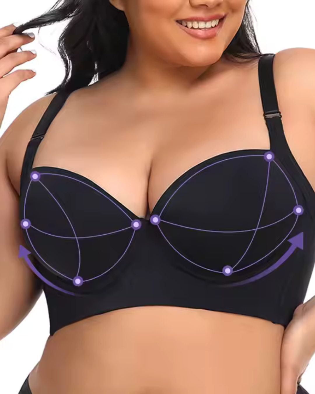 Sujetador Push-Up Moldeador con Efecto Alisador en la Espalda (OFERTA 2X1)