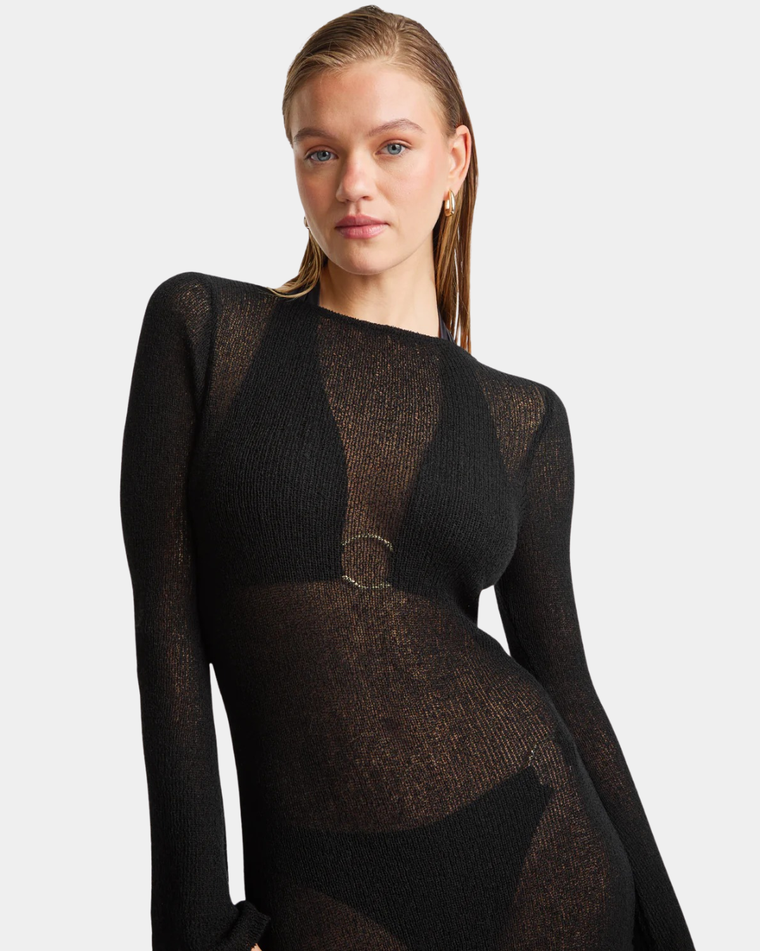 Vestido Playero Chic con Transparencia