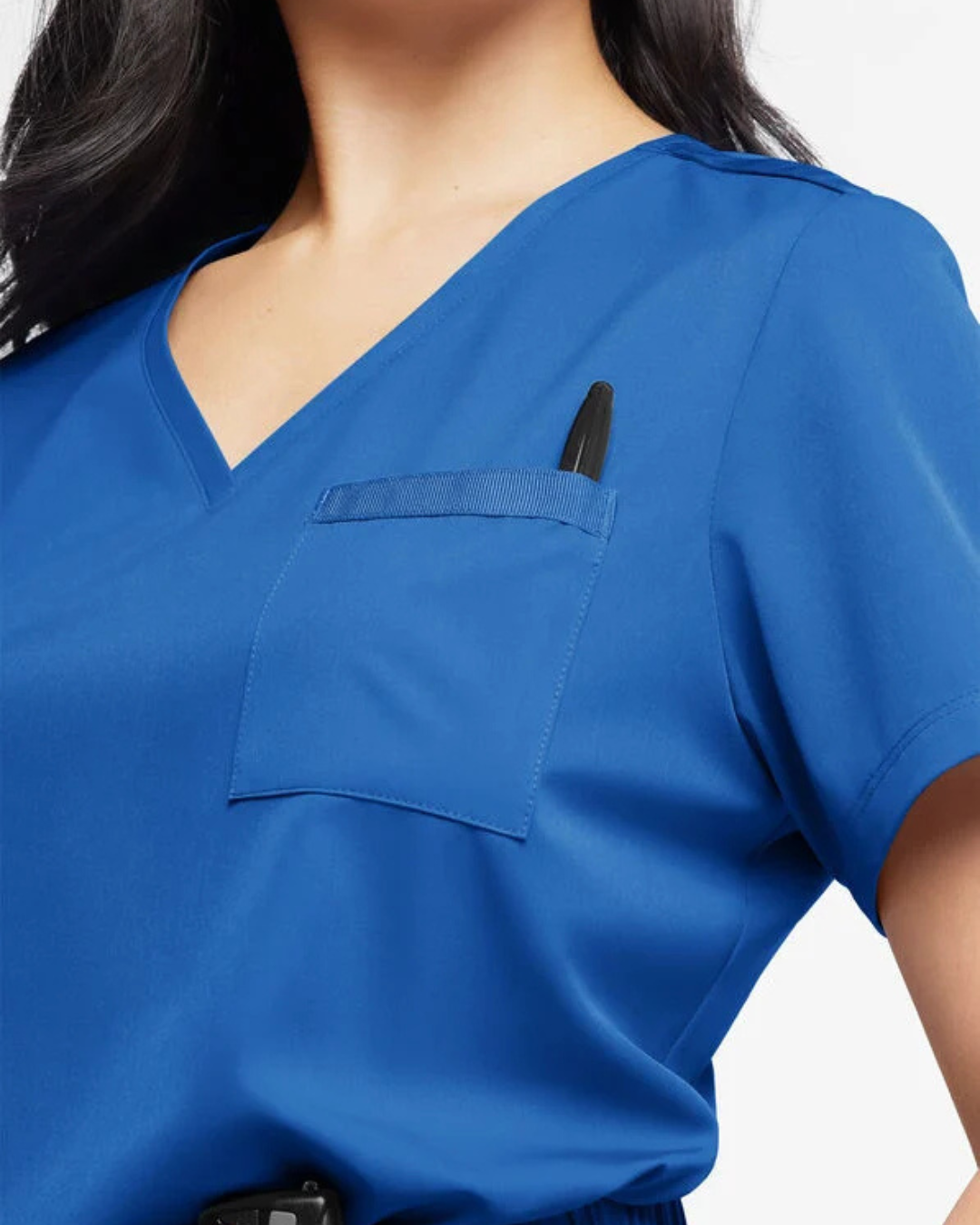 Conjunto de Uniforme Médico para Mujer con Bolsillos Multifuncionales y Tejido Transpirable
