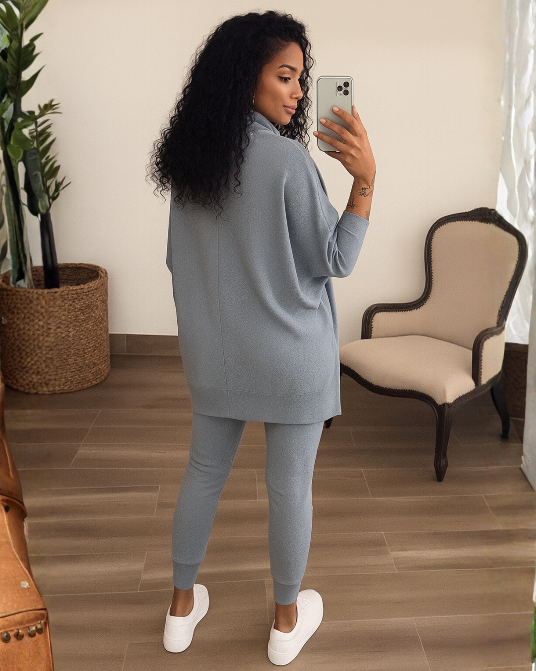 Conjunto de invierno en Lana Fina para mujer