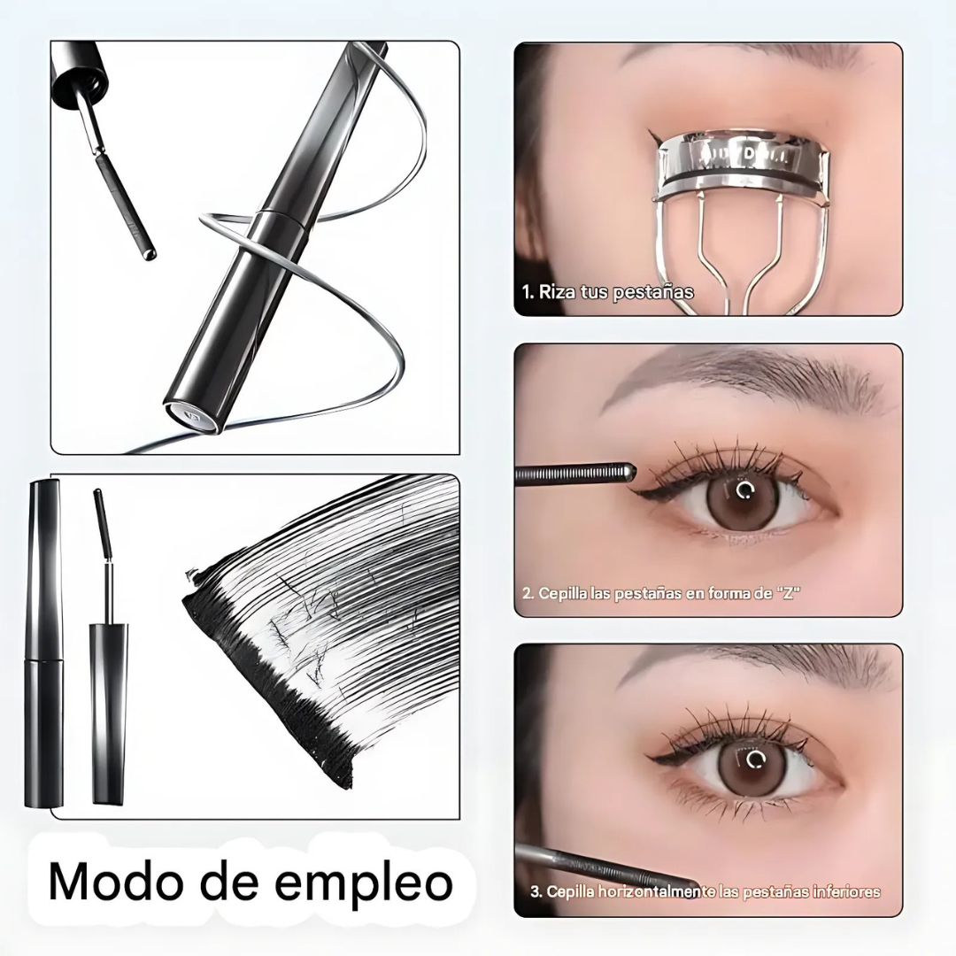 Máscara de Pestañas Voluminizadora Efecto Lifting Natural (OFERTA 2X1)
