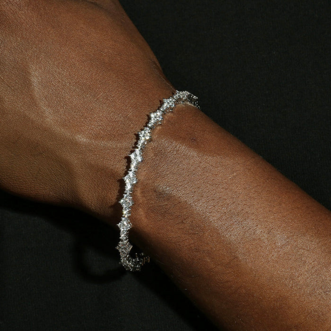 Pulsera Bañada en Plata