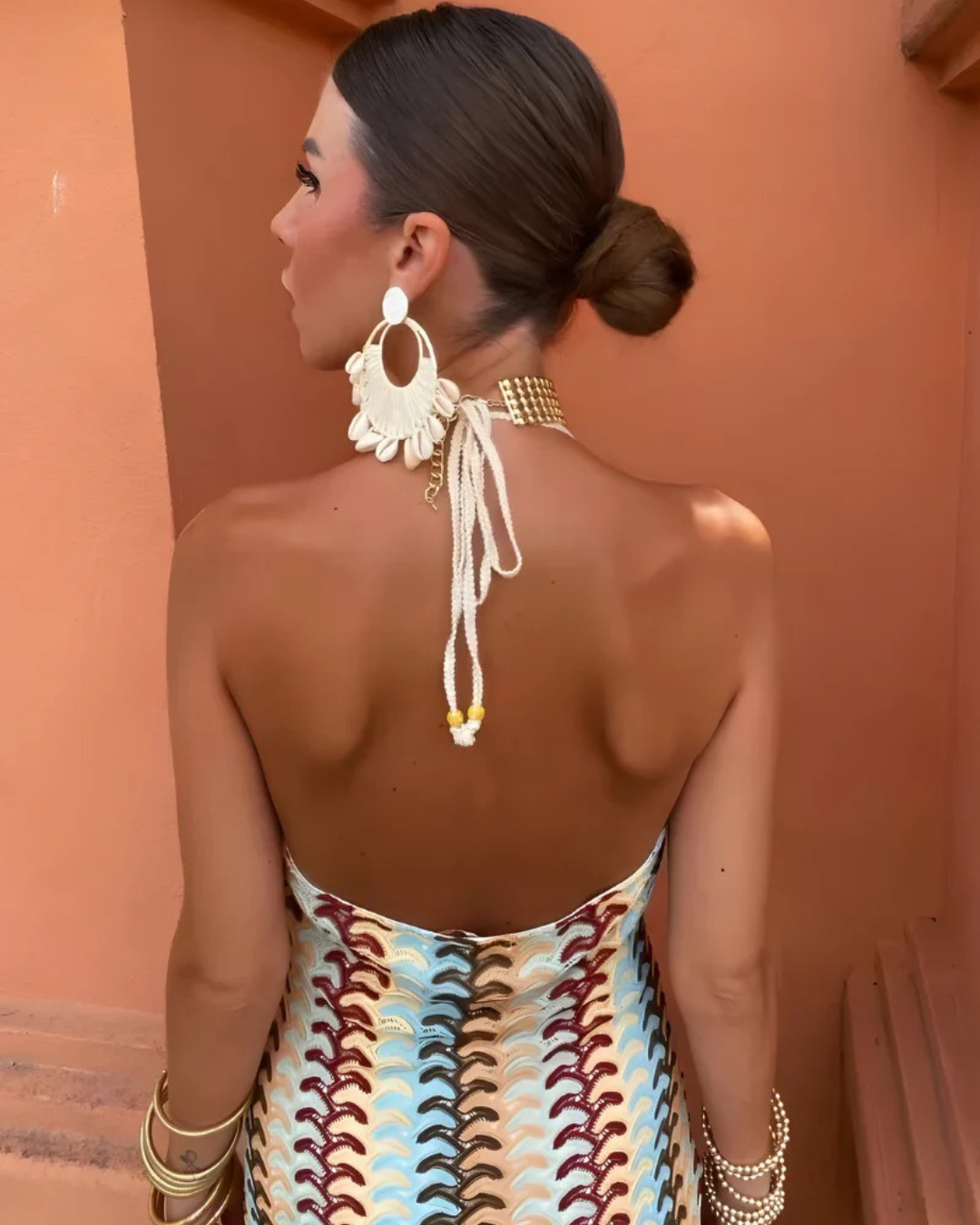 Vestido de Verano de Punto Calado