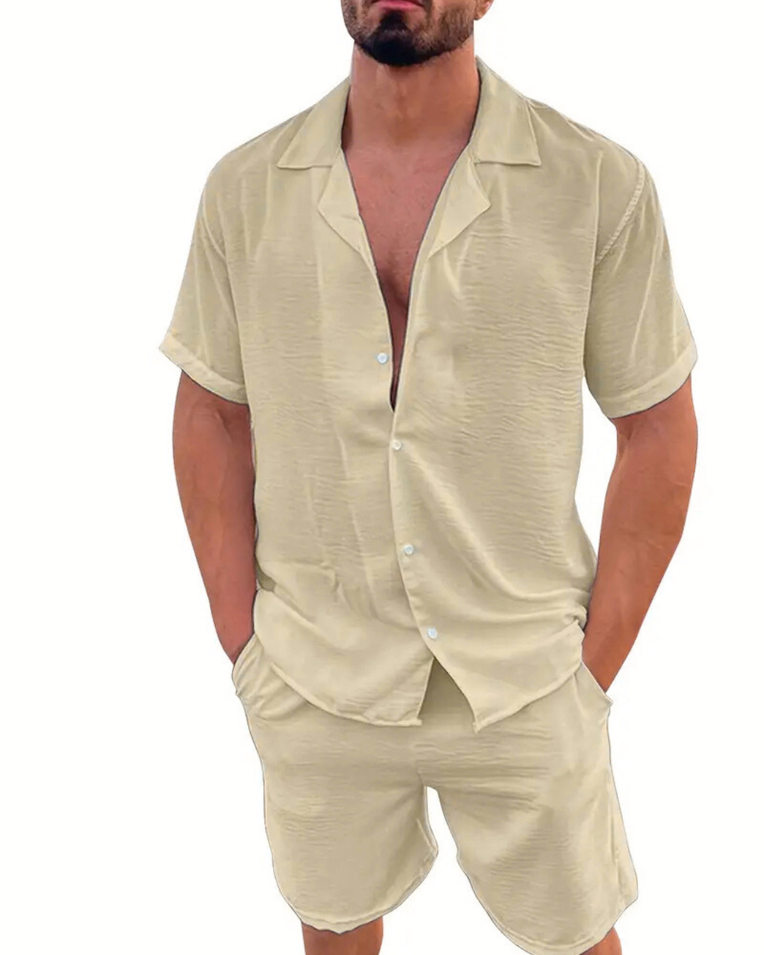 Conjunto para Hombre de Camiseta Manga Corta y Short