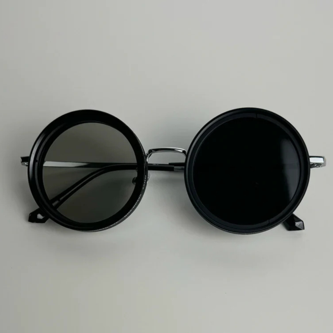 Lentes de Sol Redondas Ajustables y Polarizadas Unisex