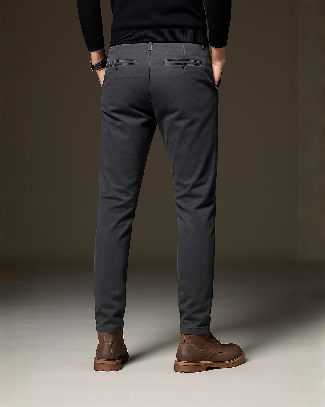 Pantalón de Corte Recto y Slim para Hombre