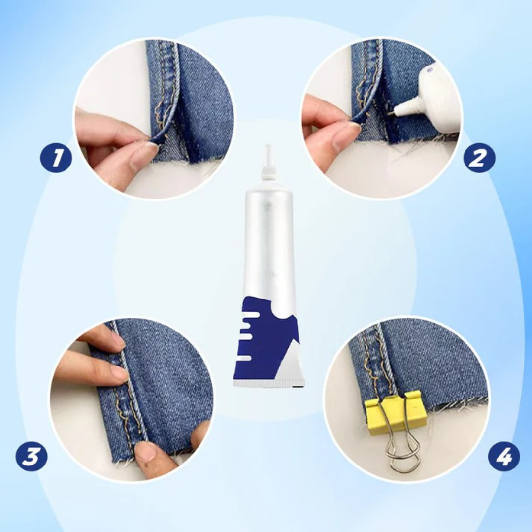 Pegamento adhesivo fuerte e impermeable para tela 30ml (OFERTA 2X1)