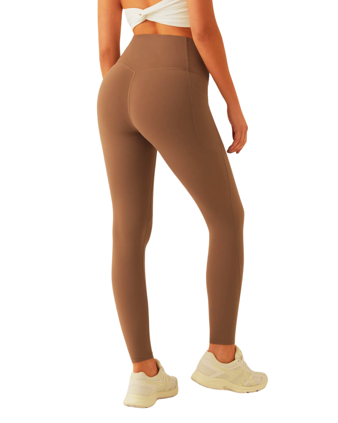 Leggings moldeadores de cintura alta con control de abdomen y bolsillos laterales