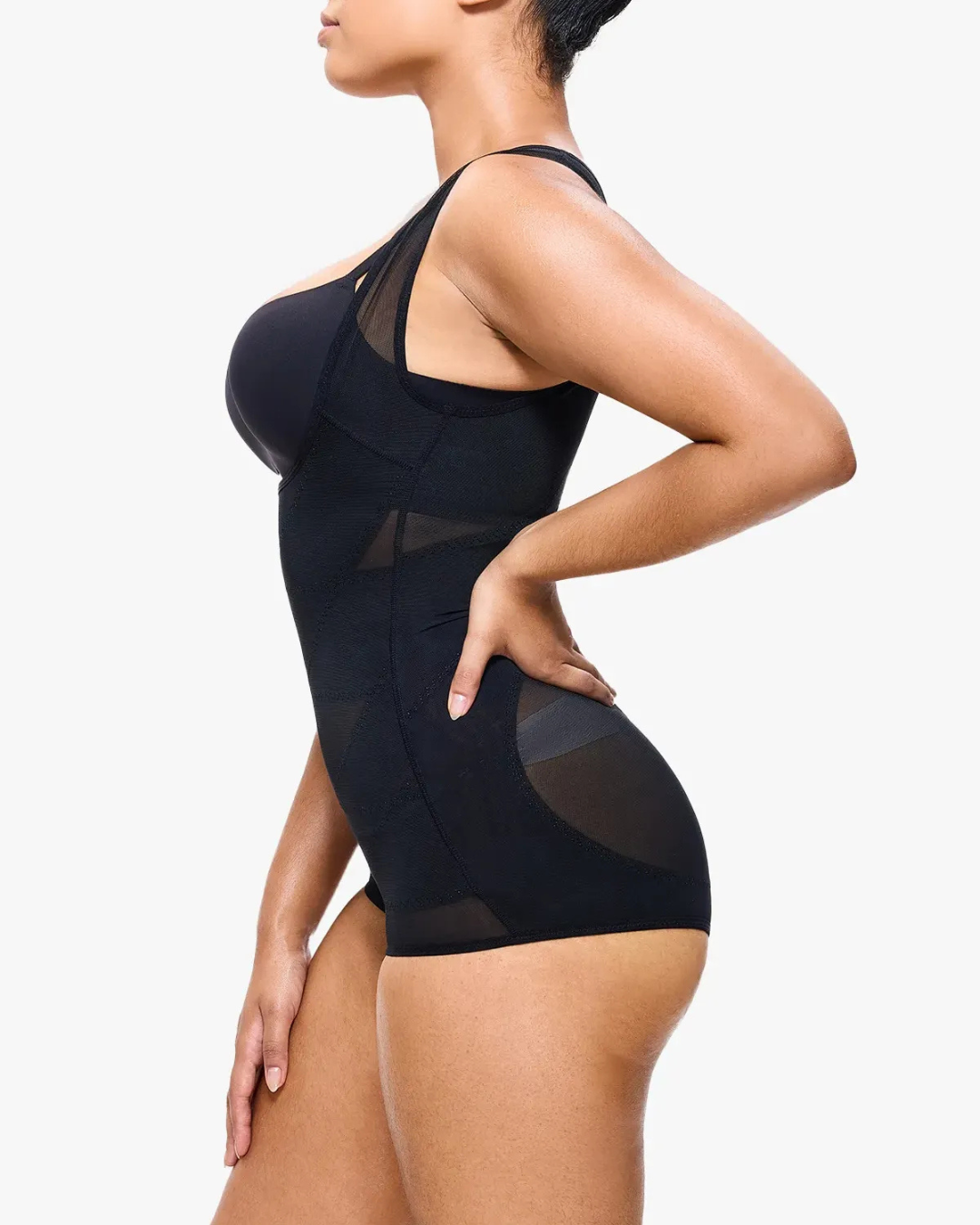 Faja de Abdominoplastia de Malla Triangular para Mujer
